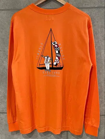 새상품 SINA COVA 시나코바 와펜 뒷면 로고 긴팔 T셔츠 롱티