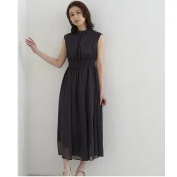 새상품급 natural beauty basic 슬리브리스 롱 원피스