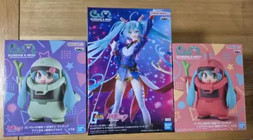 GUNDAM x MIKU 피규어 3체 세트