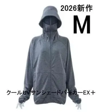 워크맨 쿨 UV 선셰이드 후드티 EX+ M 다크 그레이 새상품