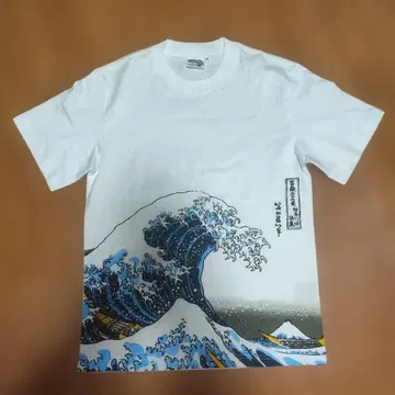 BLOOD MESSAGE 파도 디자인 티셔츠 M 사이즈