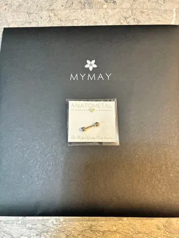 ANATOMETAL 스트레이트 바벨 16G 티타늄제
