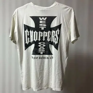 west coast choppers IRON CROSS WHITE