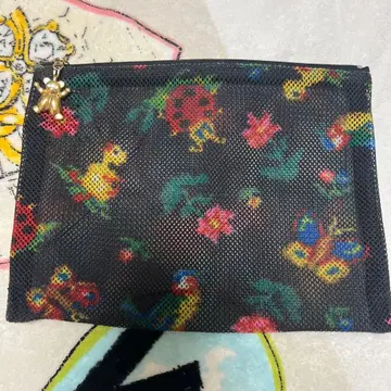 페이러 하이디 메쉬 파우치 M 블랙