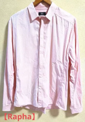 [ Rapha ] 라파 깅엄 체크 셔츠 핑크 남성용 M