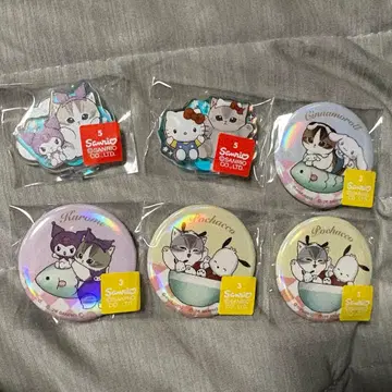 모프 샌드 산리오 가챠 캔뱃지 아크릴 스탠드 아크릴 스탠드