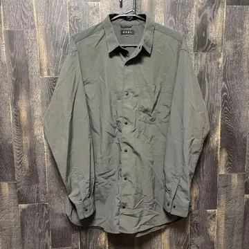 EKAL 그레이 긴팔 셔츠 M