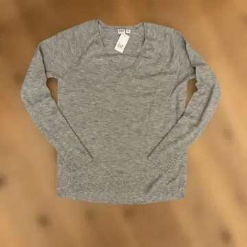 GAP 그레이 V넥 긴팔 XS 새상품
