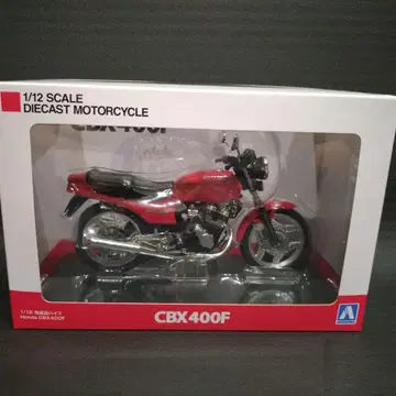 아오시마 1/12 완성품 바이크 혼다 CBX400F 몬차 레드