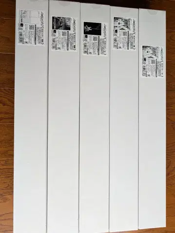 에바 B2 포스터 5종 (서, 파, Q, 선로, 해변)