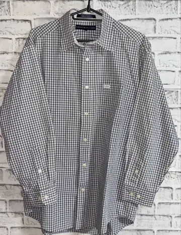컨디션 최상 TOMMYHILFIGER 체크 무늬 긴팔 셔츠
