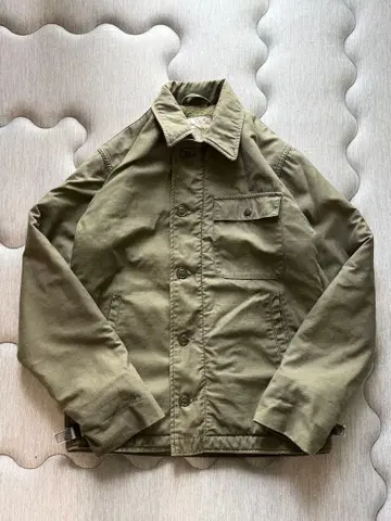 80S A2 덱 자켓 SMALL 페이드 USA 밀리터리