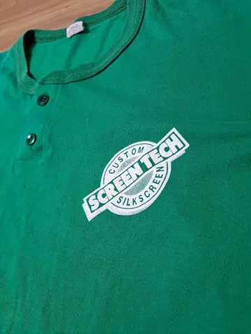 80s Wilson 윌슨 헨리넥 T셔츠 USA제 그린 XL