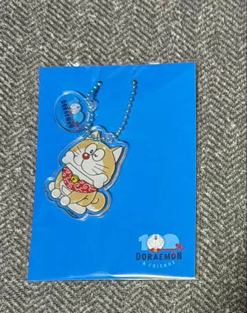 100% 도라에몽 & 프렌즈전 아크릴 2단 키링 시바견 도라에몽 1