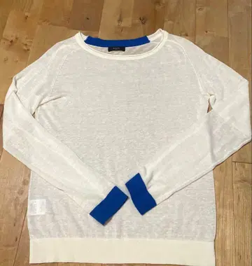 새상품급 Paul Smith 바이컬러 긴팔 썸머 니트