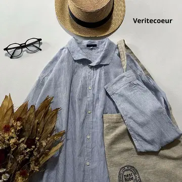 c342* 베리떼꾸르 코튼 시어 셔츠