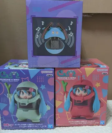 하츠네 미쿠 자쿠미쿠 건담미쿠 3체 세트