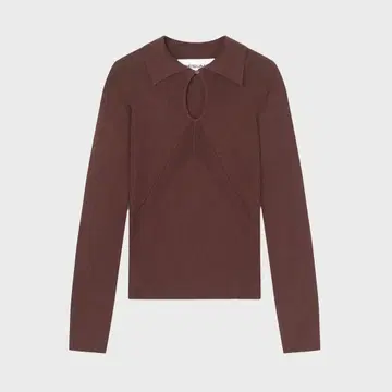 Resume 브라운 긴팔 니트