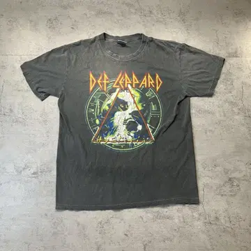 00s Def Leppard 밴드T셔츠 페이드 L 밴드t