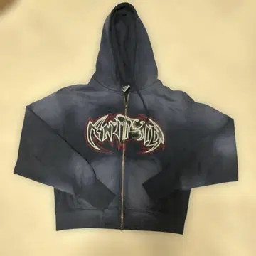 ANTIMID 지퍼 후드티 네이비 M
