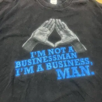 jay-z 핸드사인 thefreshnes 티셔츠 블랙