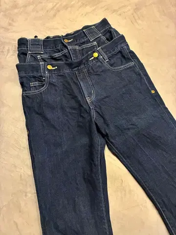 메르시보쿠 데님 팬츠  }