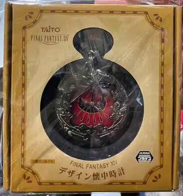파이널 판타지 XIV 디자인 회중시계 삼국 동맹 빨간색