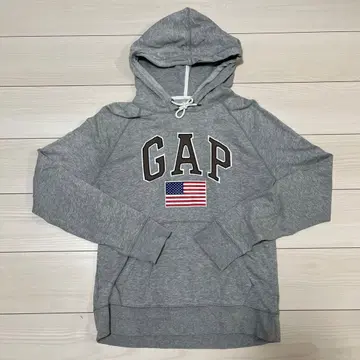 GAP 그레이 후드 부착 후드티 S 사이즈 갭