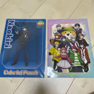 컬러풀 피치 책받침 2장 세트