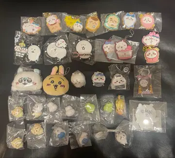 치이카와 (먼작귀) 허그코트 얼굴 마스코트 러버 키링 쿠키 키링