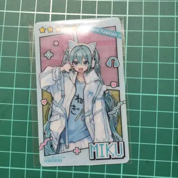 돈키 하츠네 미쿠 특전 클리어 카드