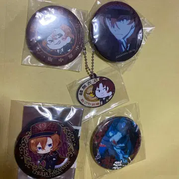 문호 스트레이독스 최애 나카하라 츄야 문스독 캔뱃지 키링 세트