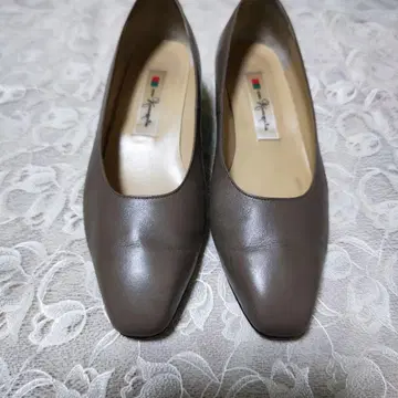 긴자 카네마츠 브라운 가죽 스퀘어토 로퍼 25cm