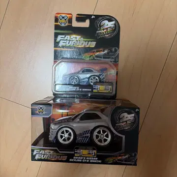 와일드 스피드 브라이언 닛산 스카이라인 GT-R 미니카 2대 세트