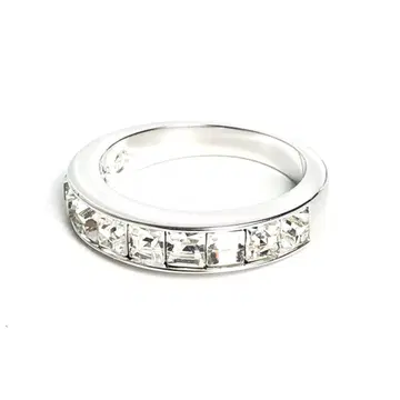 SWAROVSKI 스와로브스키 반지 반지 크리스탈 실버 컬러