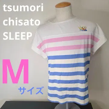 츠모리 치사토 SLEEP 티셔츠 보더 M WACOAL