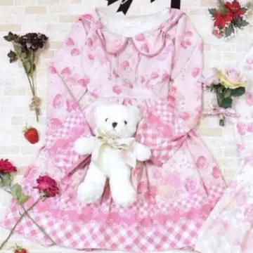 헤이세이 Lizlisa 리즈메로 메로메로 스트로베리 원피스 딸기 리즈리사