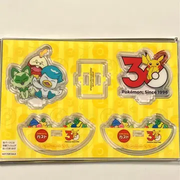 가스 포켓몬 30주년 흔들흔들 아크릴 스탠드 피카츄 팔데아