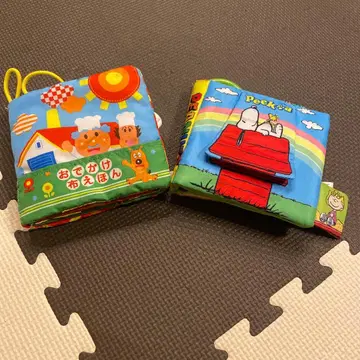 호빵맨 스누피 천 그림책