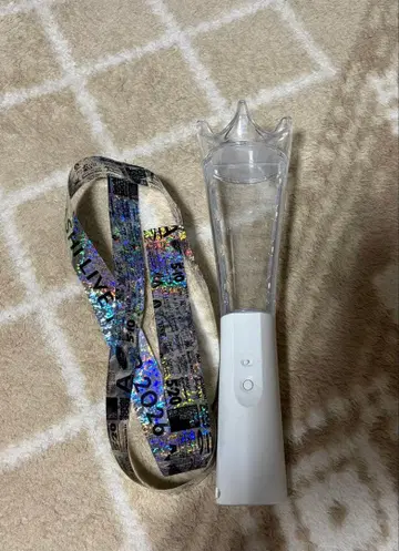아라시 응원봉 2026 은색 테이프 덤