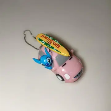 초레어 스티치 미니카 (핑크) 키링 디즈니