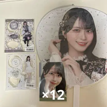 =LOVE 사사키 마이카 부채 아크릴 스탠드 브로마이드 묶음 판매