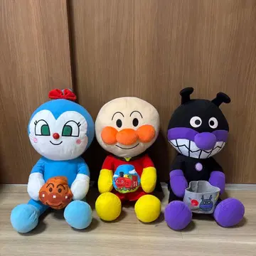 호빵맨 세균맨 코킨짱 봉제 인형 큰 사이즈