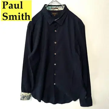 Paul Smith 폴스미스 긴팔 셔츠 네이비 꽃무늬 L 사이즈