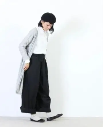 Veritecoeur (베리떼꾸르) 하카마 와이드 팬츠 코튼