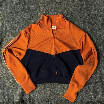 BEAMS BOY 하이넥 더블 지퍼 저지