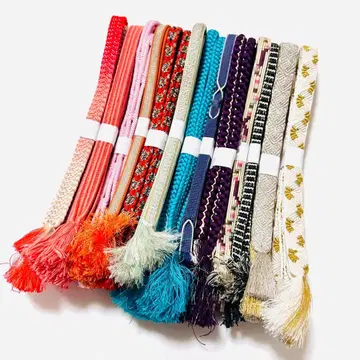 [ 중고 ] 순수 실크 허리띠 13개 묶음 판매 3