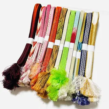 [중고] 순수 실크 허리띠 13개 묶음 판매 2