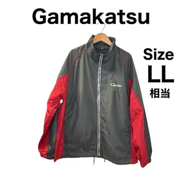 Gamakatsu 가마가츠 윈드 브레이커 그레이 레드 F(LL 상당)