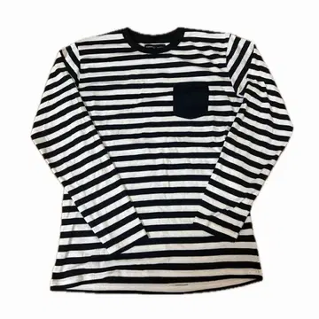 NUMBER (NINE) 데님 보더 티셔츠